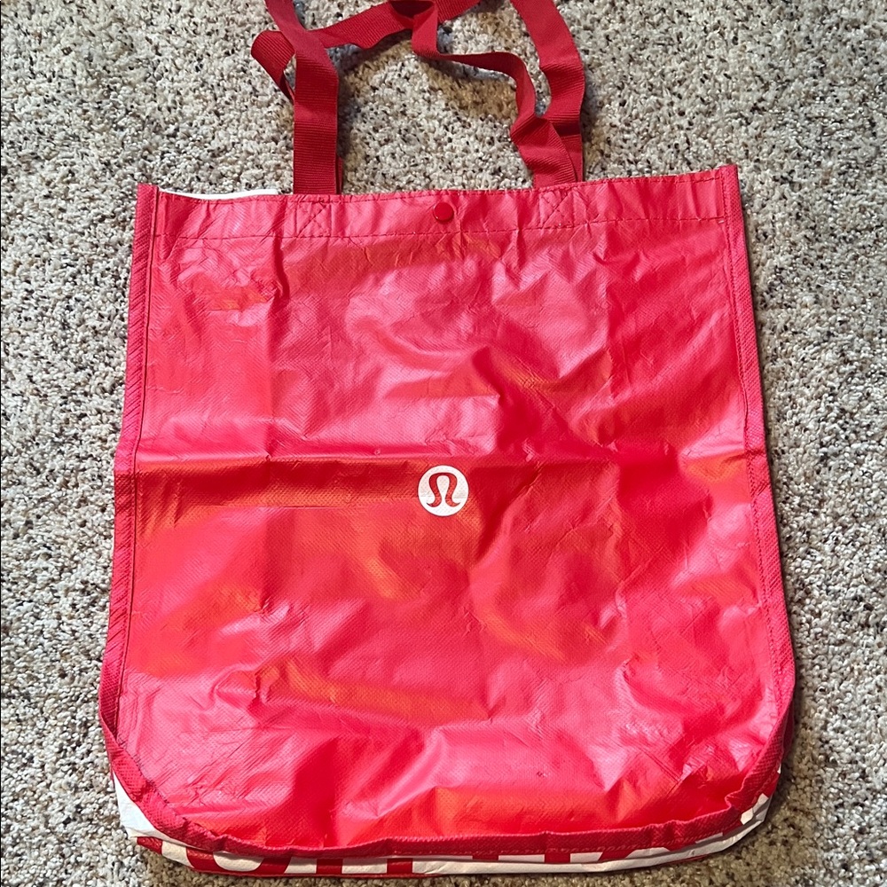 lululemon athletica Vibrant Red Tote